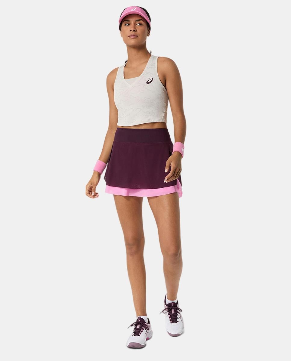 T-shirt de Mulher Match Jacquard Crop Top Natural-3