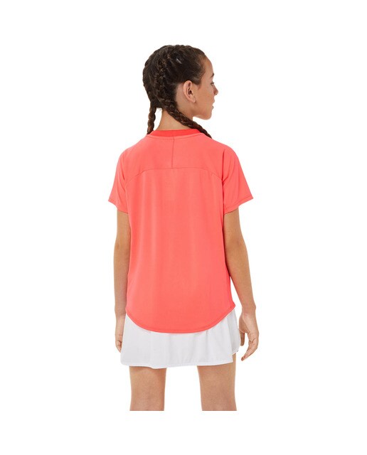 T-shirt de Menina Tennis SS Rosa-2