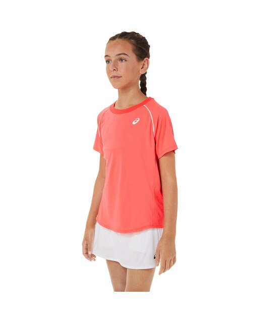 T-shirt de Menina Tennis SS Rosa-3