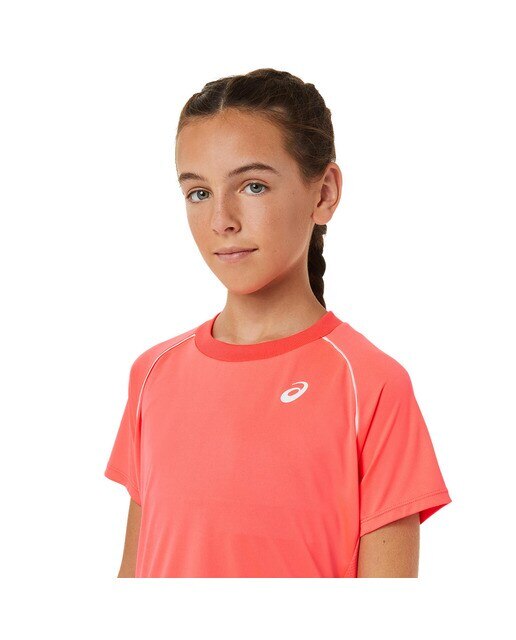 T-shirt de Menina Tennis SS Rosa-4