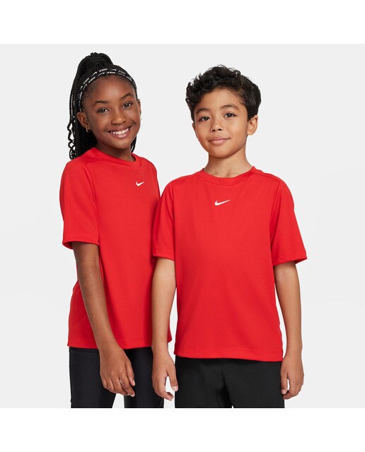 T-shirt de Ténis de Menino Dri-Fit Vermelho-1