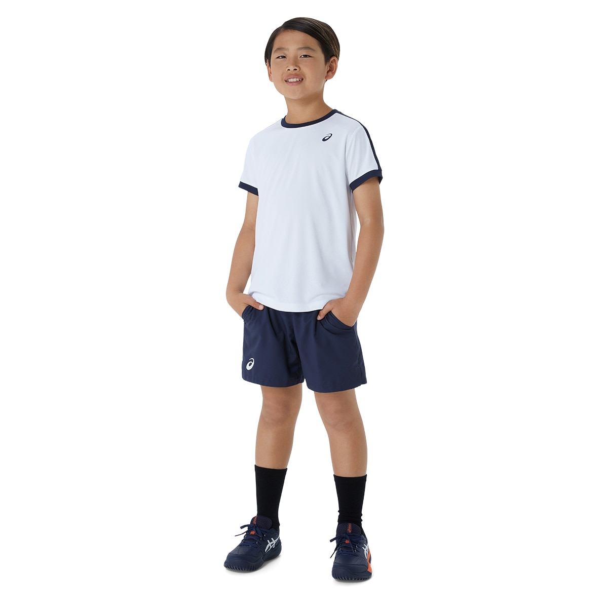 T-shirt de Criança Boys Tennis SS Top Branco / Azul-5