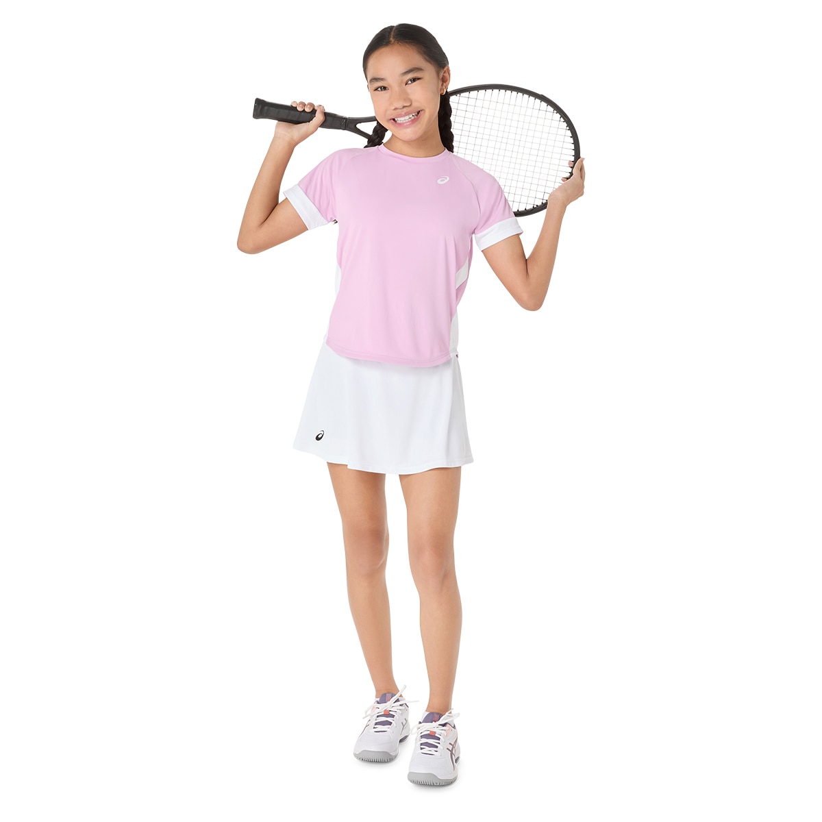 T-shirt de Criança Girls Tennis SS Top Rosa-7