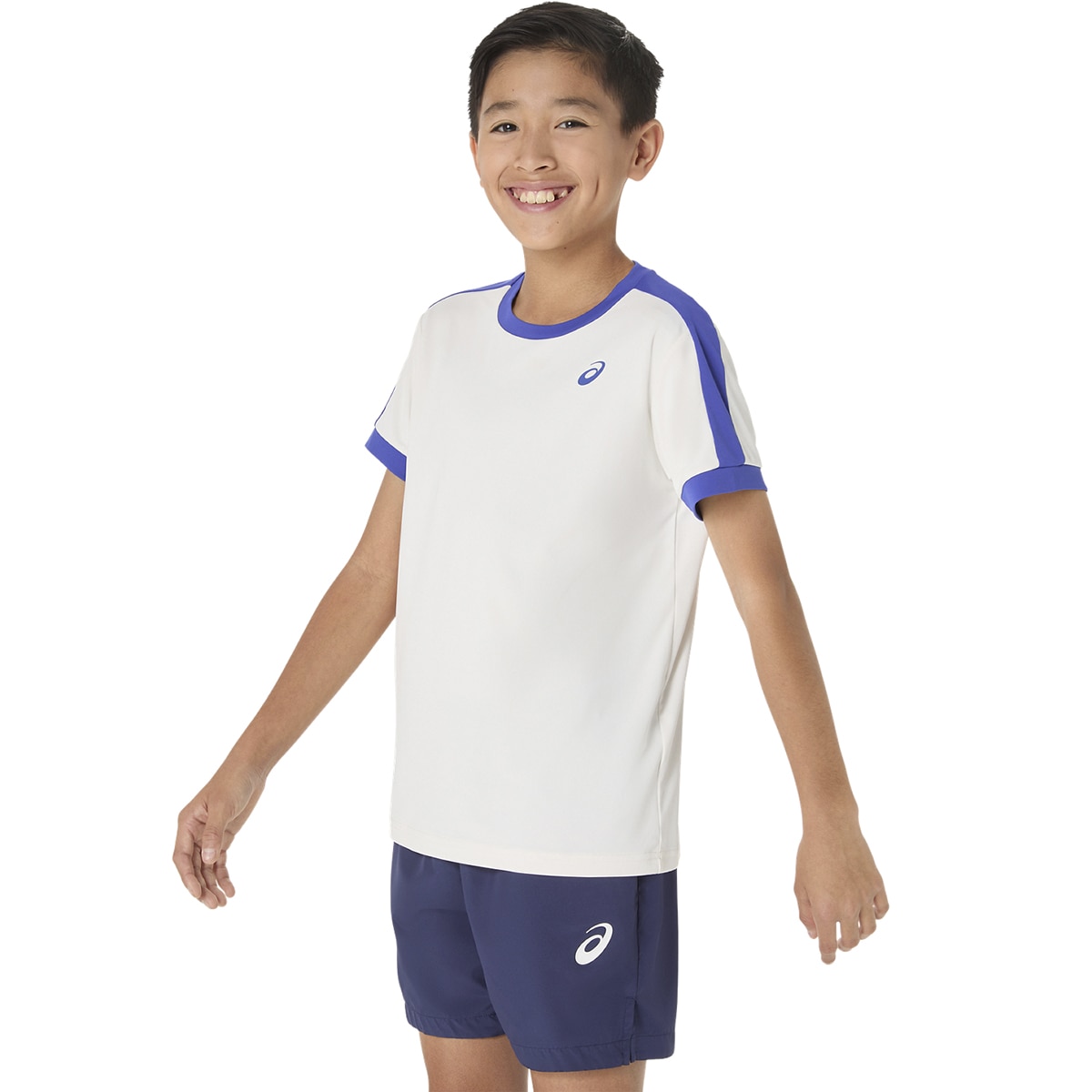 T-shirts de Ténis de Criança Boys Tennis SS Top Branco / Azul-4