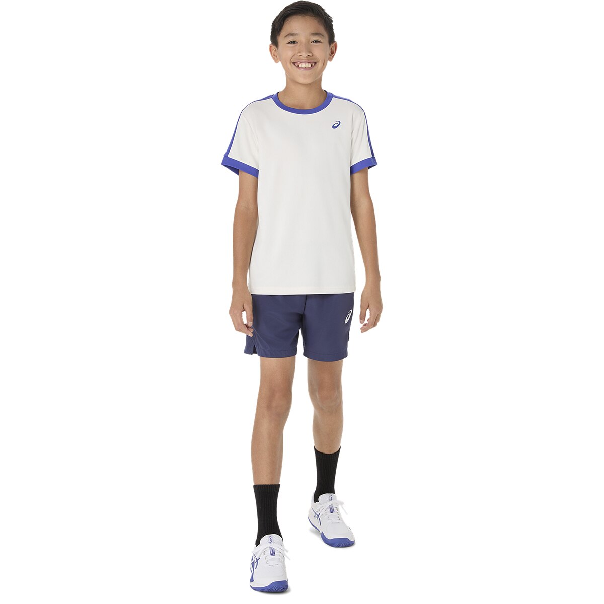 T-shirts de Ténis de Criança Boys Tennis SS Top Branco / Azul-5