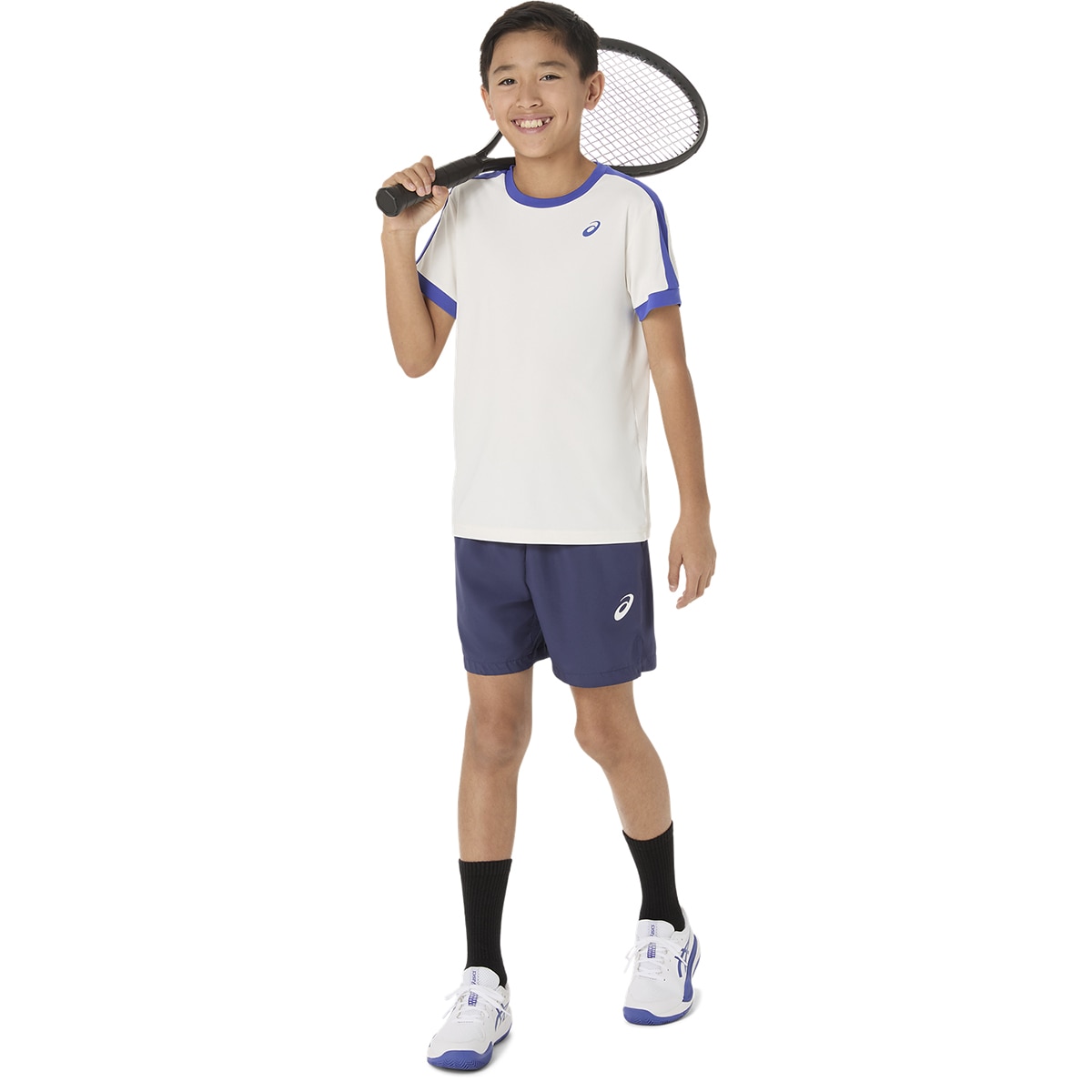 T-shirts de Ténis de Criança Boys Tennis SS Top Branco / Azul-6