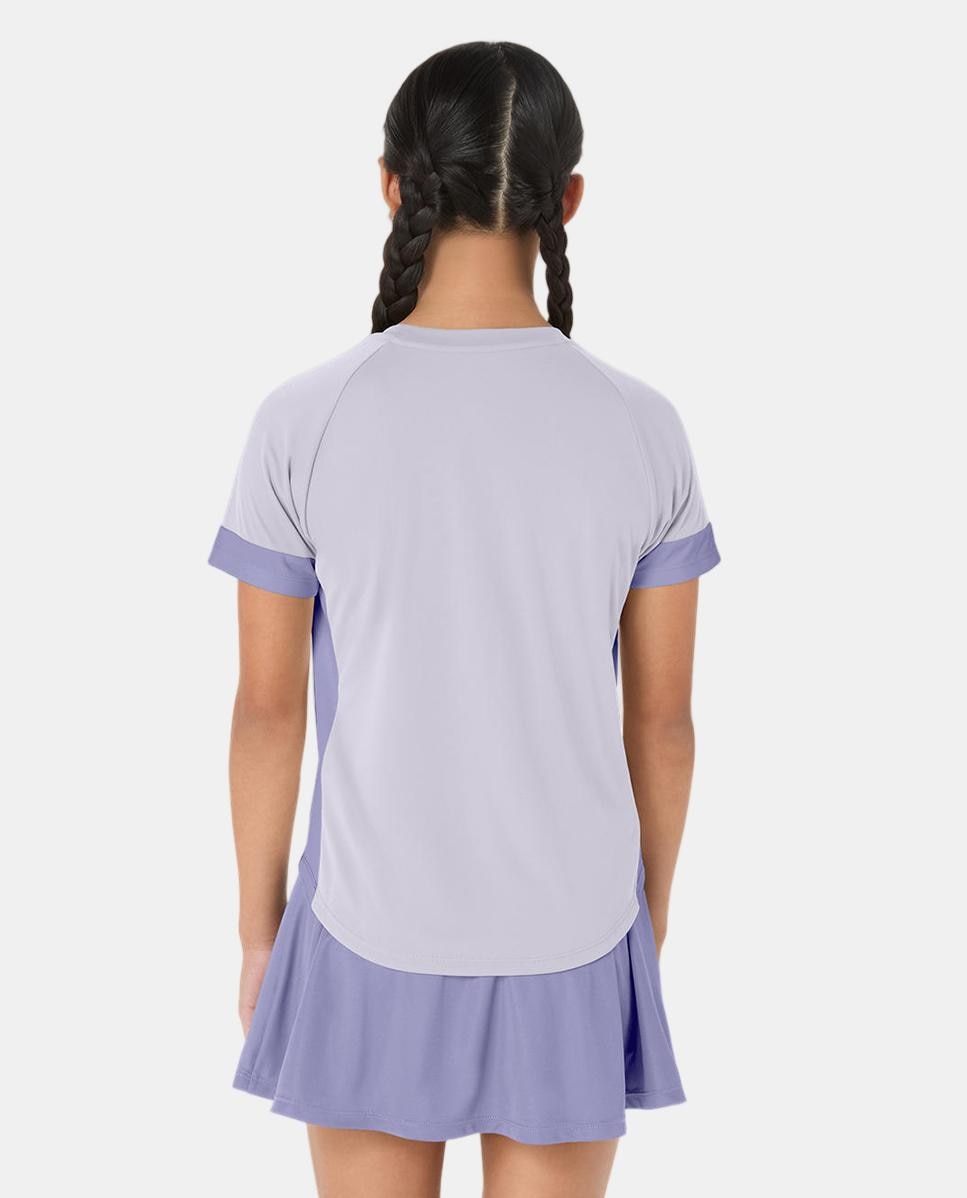 T-shirt de Criança Girls Tennis Ss Top Lilás-2