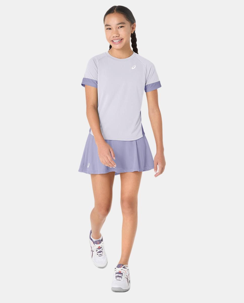 T-shirt de Criança Girls Tennis Ss Top Lilás-3