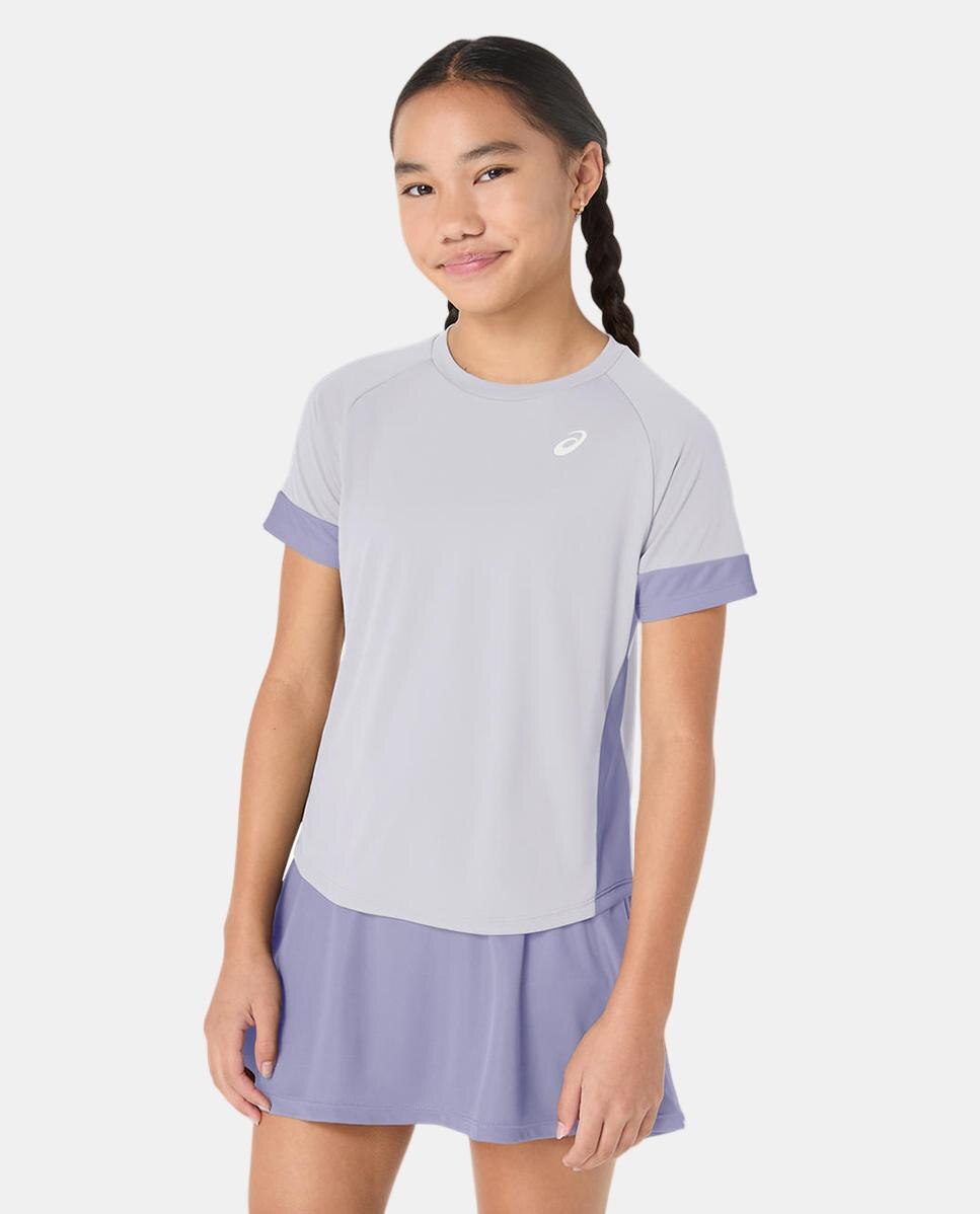 T-shirt de Criança Girls Tennis Ss Top Lilás-4