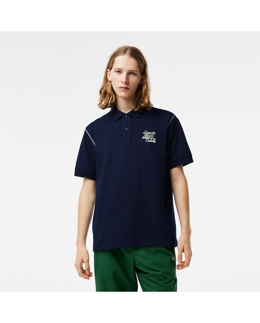 Polo de Homem Roland Garros Edition Azul-marinho-1