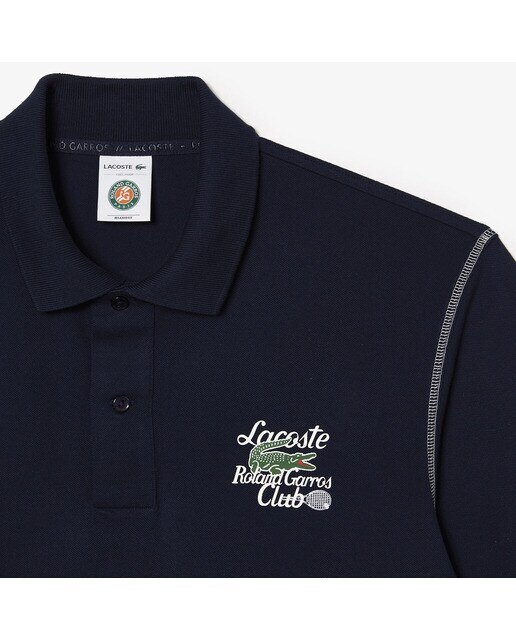 Polo de Homem Roland Garros Edition Azul-marinho-4