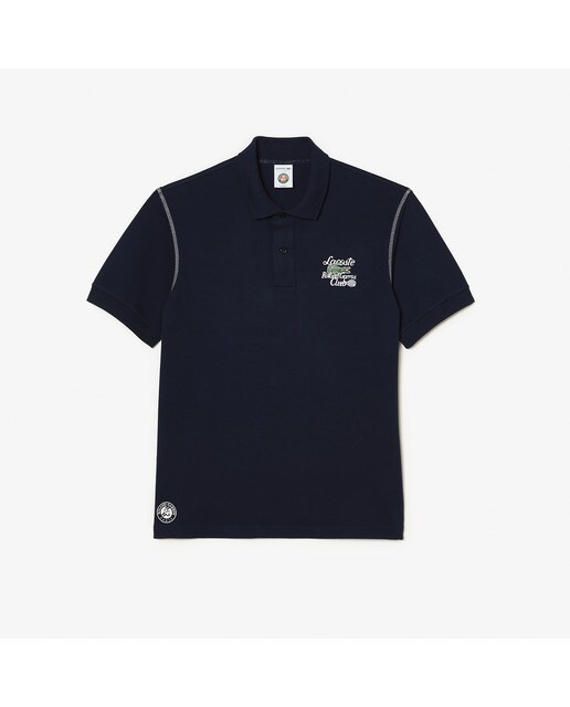 Polo de Homem Roland Garros Edition Azul-marinho-7