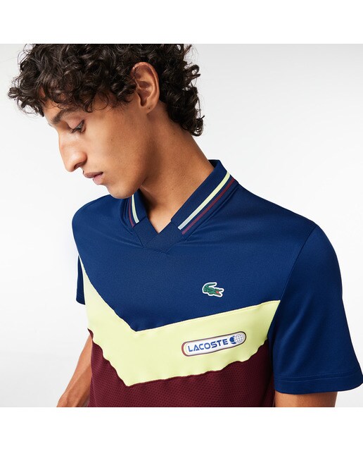 Polo de Homem Daniil Medvedev Azul-marinho / Vermelho-3