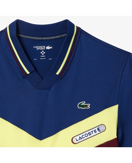 Polo de Homem Daniil Medvedev Azul-marinho / Vermelho-4