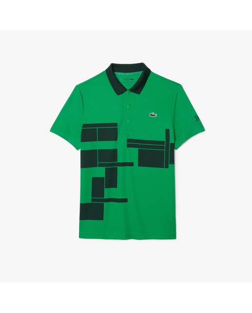 Polo de Ténis de Homem Fan Tennis x Novak Djokovic Verde-4