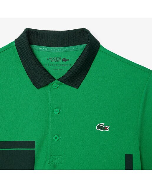 Polo de Ténis de Homem Fan Tennis x Novak Djokovic Verde-6