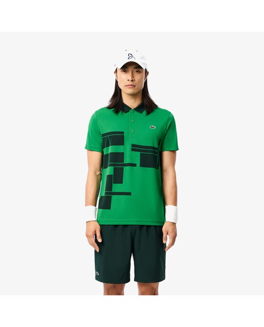 Polo de Ténis de Homem Fan Tennis x Novak Djokovic Verde-9