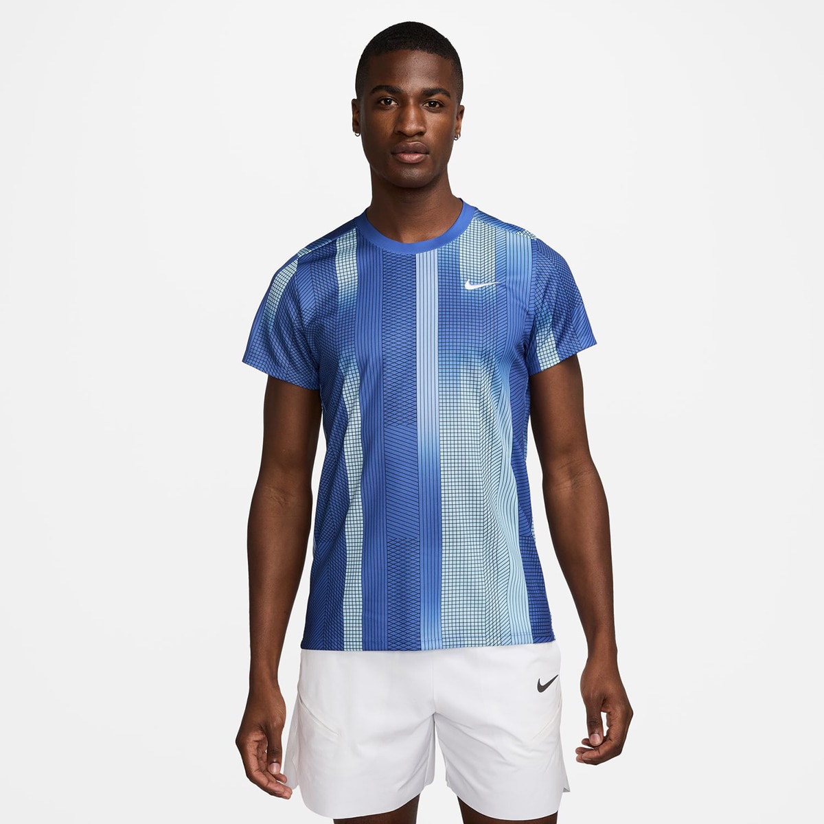 Polo de Homem CT DF Victory Top Print Azul / Branco-1