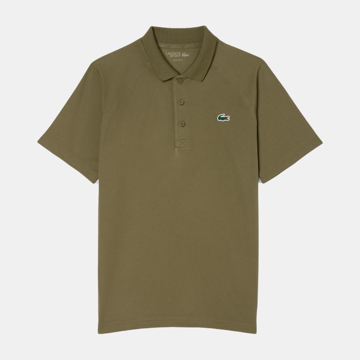 Polo de Ténis ultra Seco Verde Azeitona-4