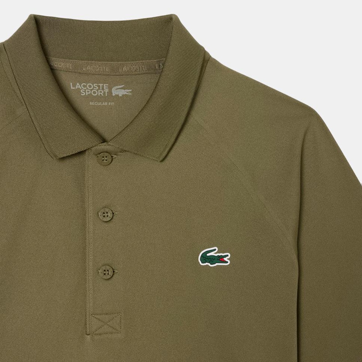 Polo de Ténis ultra Seco Verde Azeitona-5