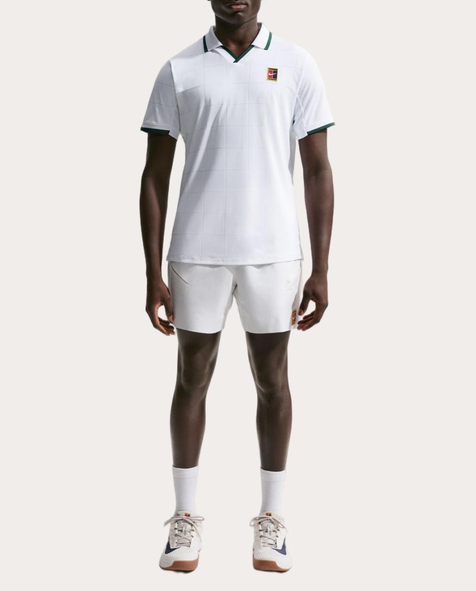 Polo de Homem Slam Branco-3