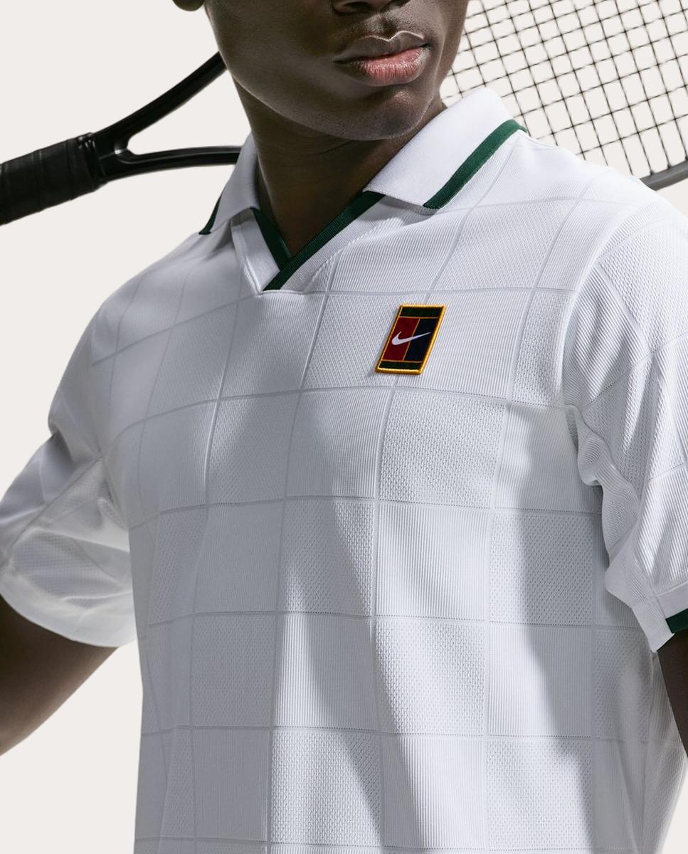 Polo de Homem Slam Branco-5