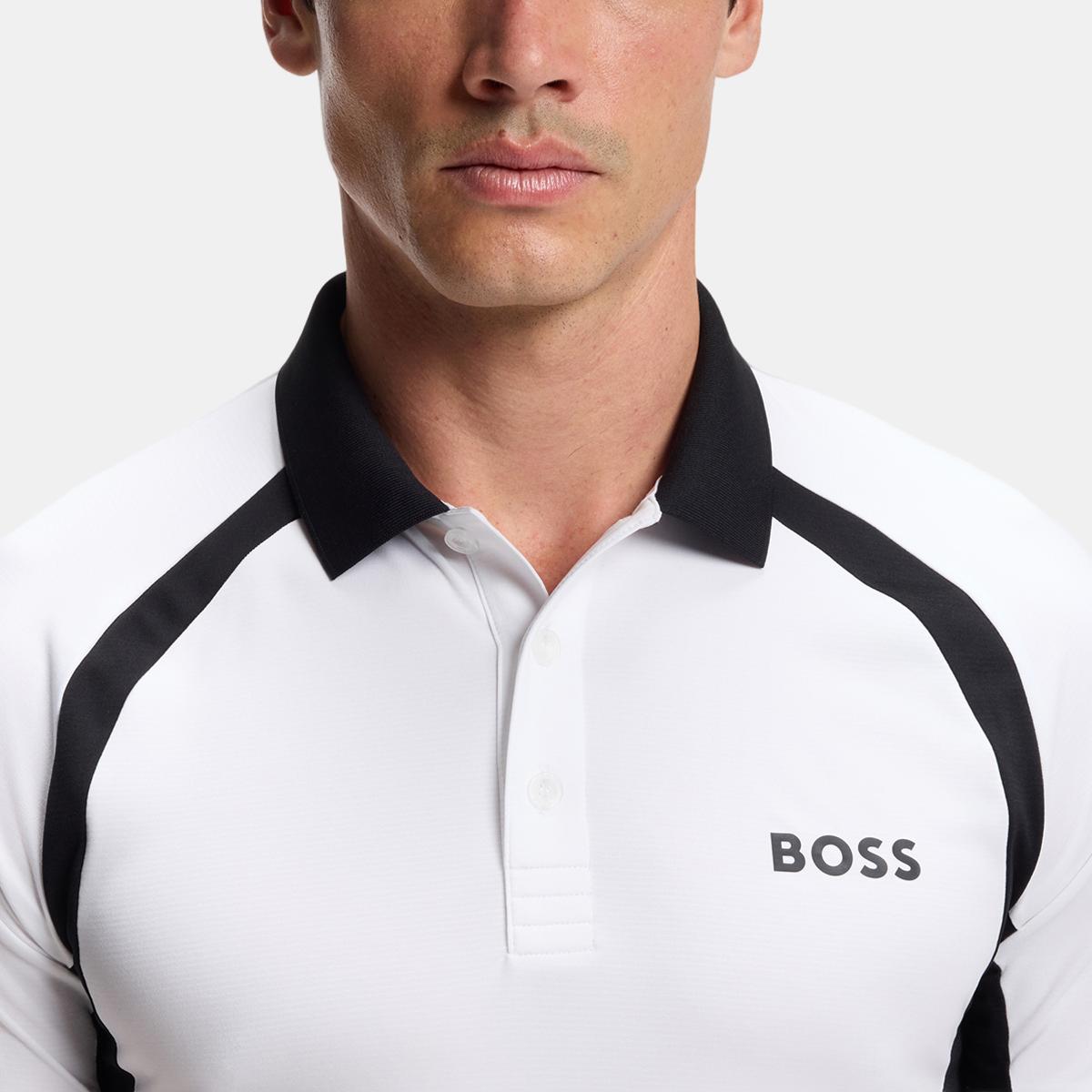 Polo de Manga Curta de Homem para Jogar Ténis Branco-2