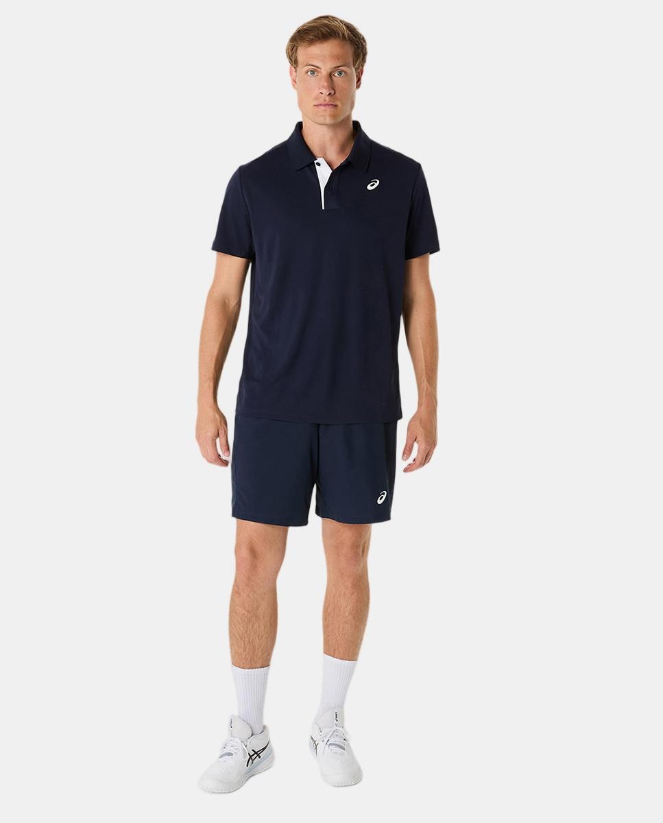 Polo de Homem Court Polo Azul-marinho-3