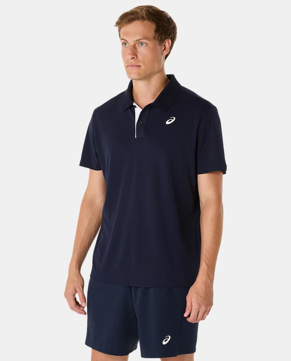 Polo de Homem Court Polo Azul-marinho-4