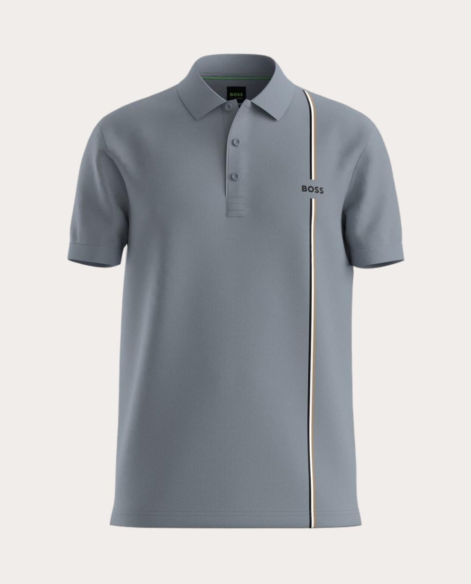 Imagen 1 de Polo manga corta de tenis de hombre tejido técnico Boss - Gris Gris