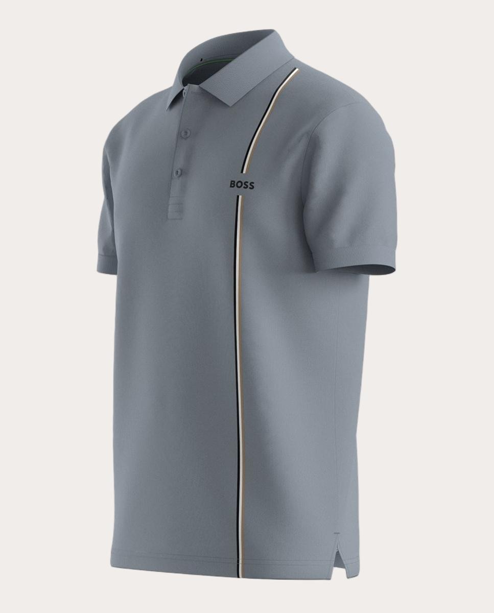 Imagen 3 de Polo manga corta de tenis de hombre tejido técnico Boss - Gris Gris