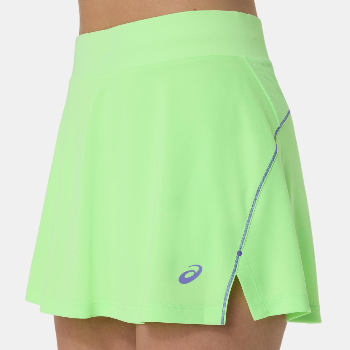 Saia de Padel de Mulher Padel Court Skirt Verde-flúor-4