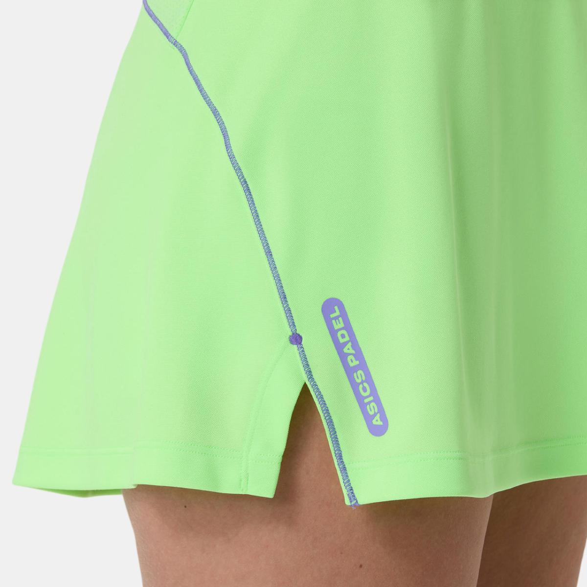 Saia de Padel de Mulher Padel Court Skirt Verde-flúor-5