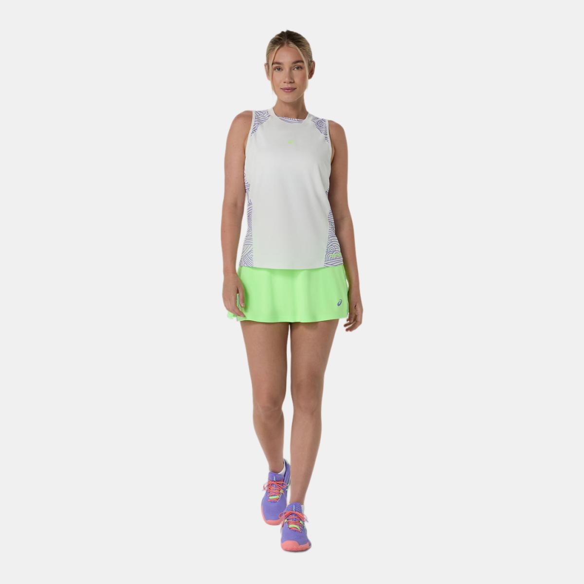 Saia de Padel de Mulher Padel Court Skirt Verde-flúor-8
