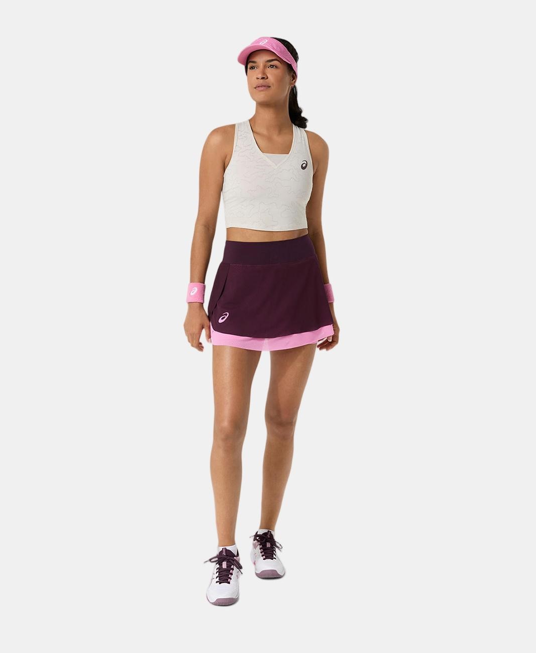 Saia de Mulher Match Mesh Skirt Beringela-3