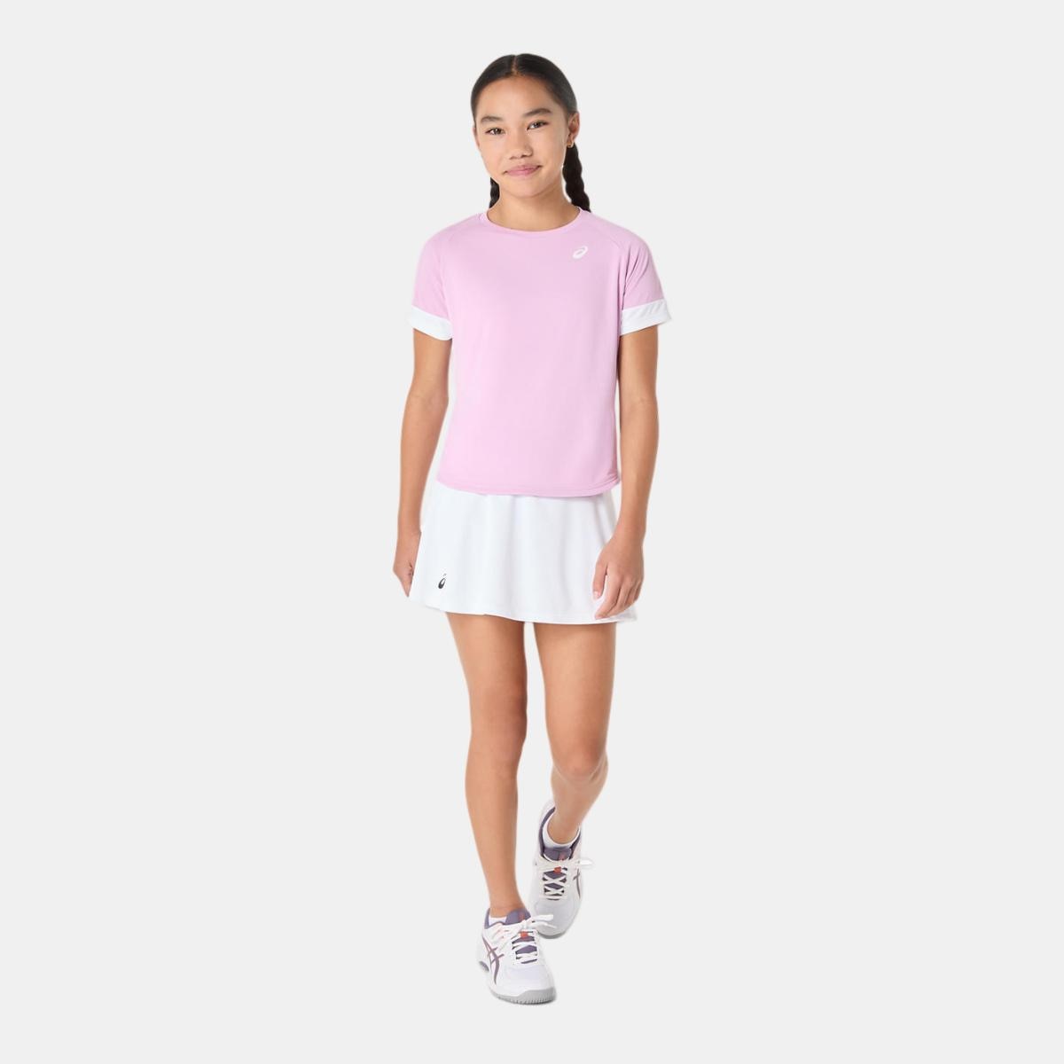 Saia de Ténis de Menina Girls Tennis Skort Branco-6