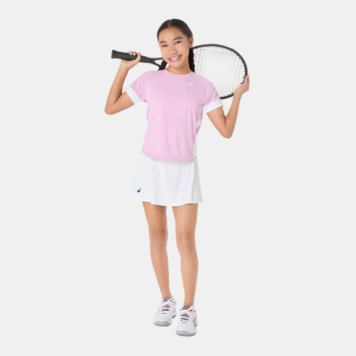 Saia de Ténis de Menina Girls Tennis Skort Branco-7