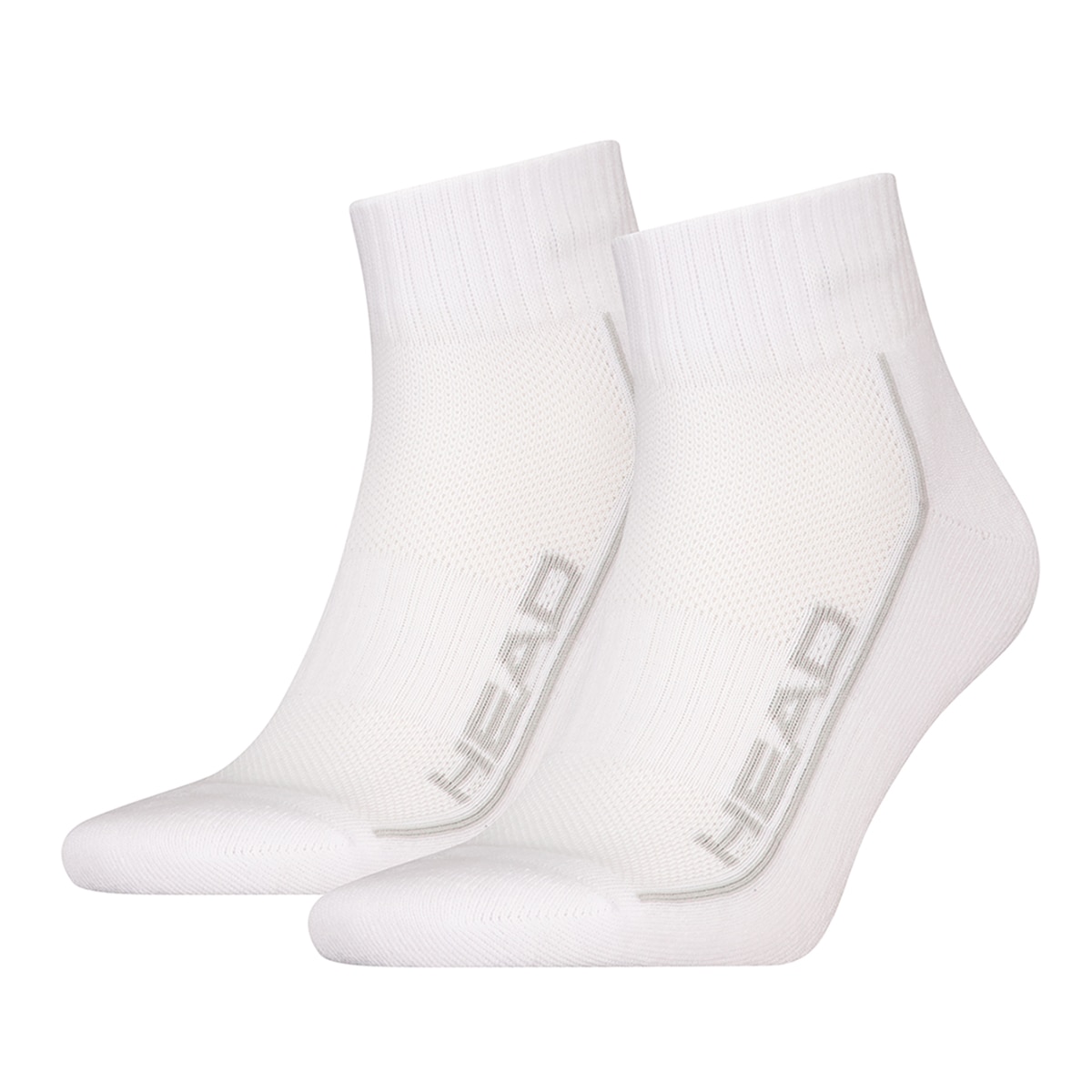 Imagen 0 de Calcetines 2P Performance Quarter Head Blanco / Gris