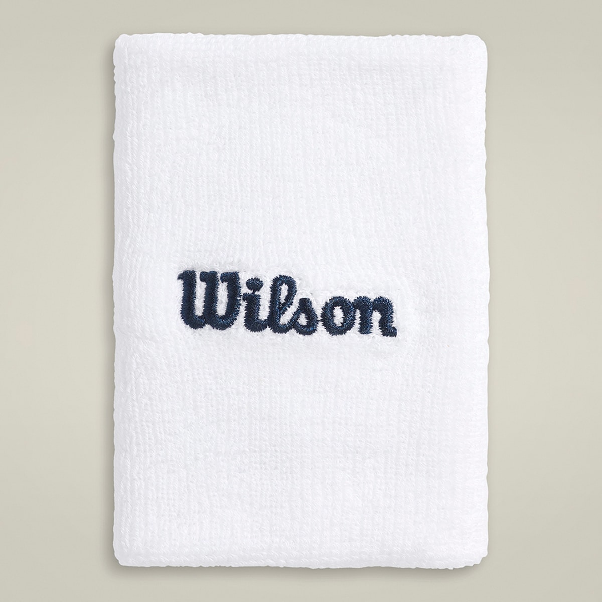 Pulso Elástico Wide Terry Logo Wristband Branco-1