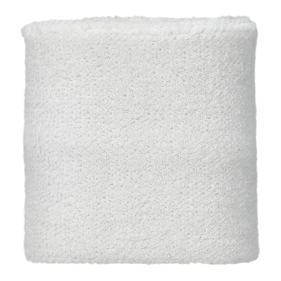 Punhos Elásticos de Ténis Unissexo Wrist Band Pair Branco-2