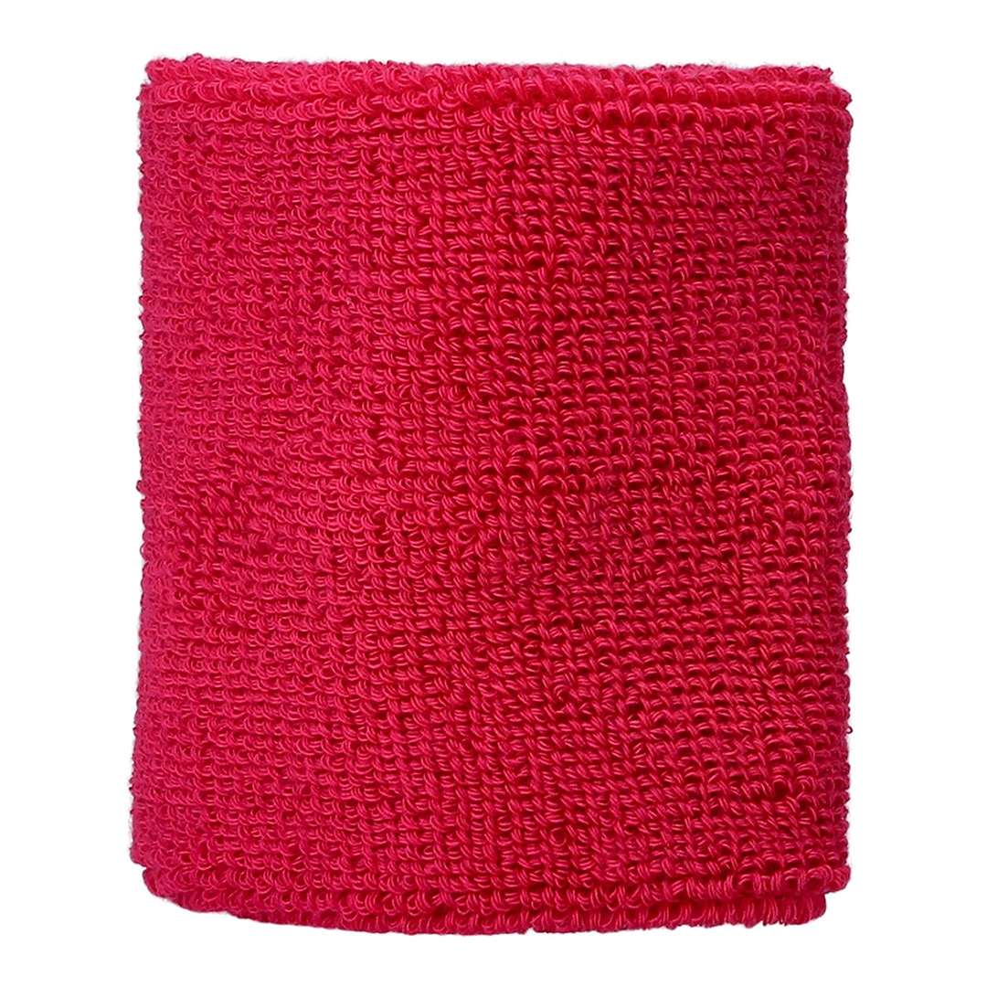 Punhos Elásticos de Ténis Unissexo Wrist Band Pair Vermelho-2