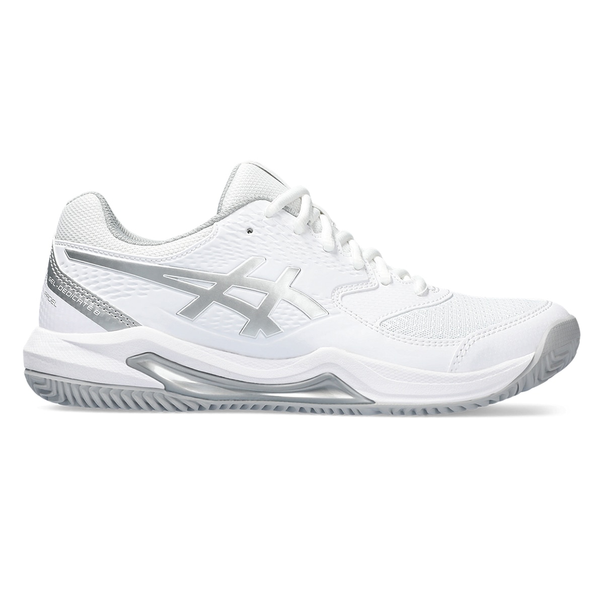 Sapatilhas de Padel de Mulher GEL-Dedicate 8 Padel Branco / Cinzento-1