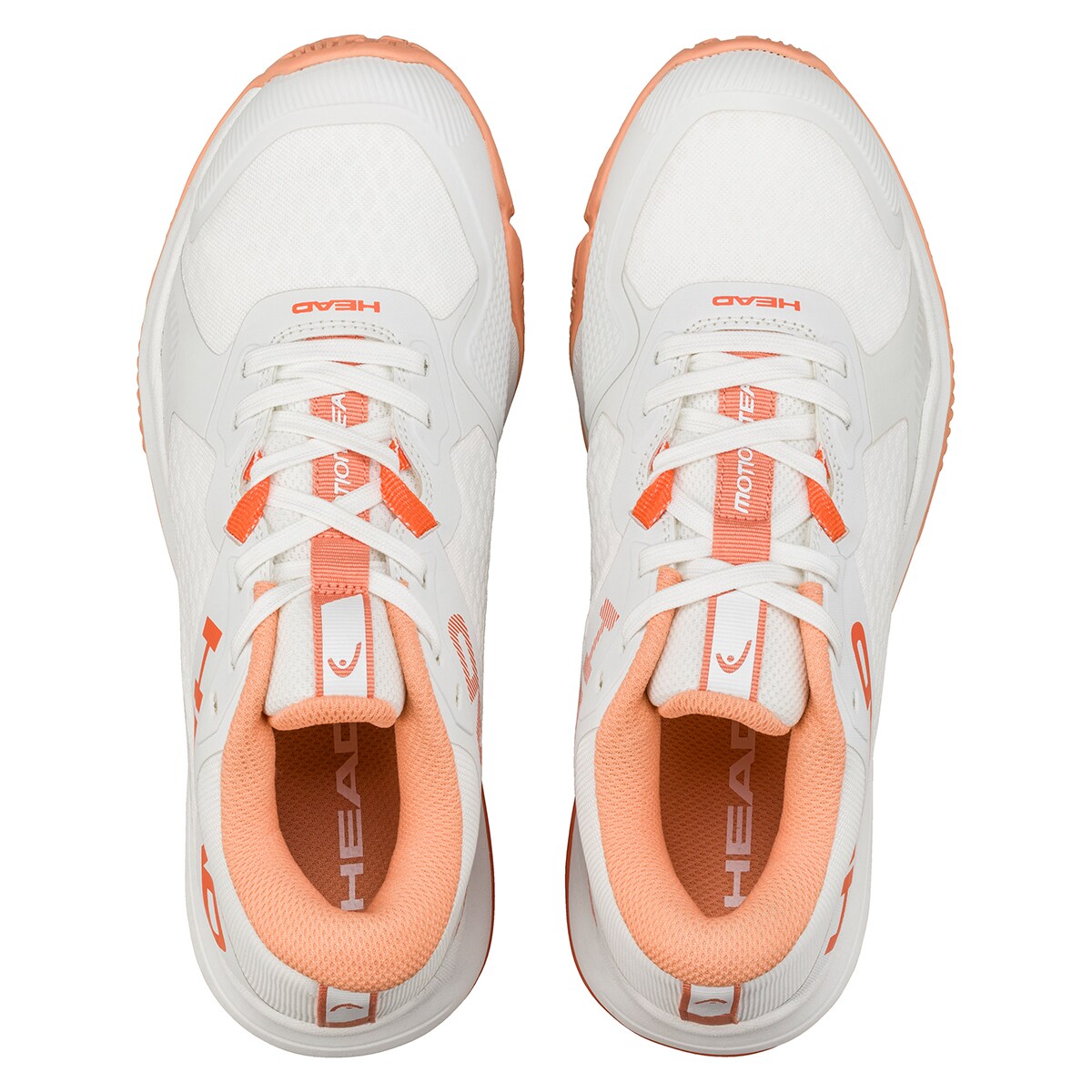 Sapatilhas de Padel de Mulher Motion Team Padel Branco / Coral-3