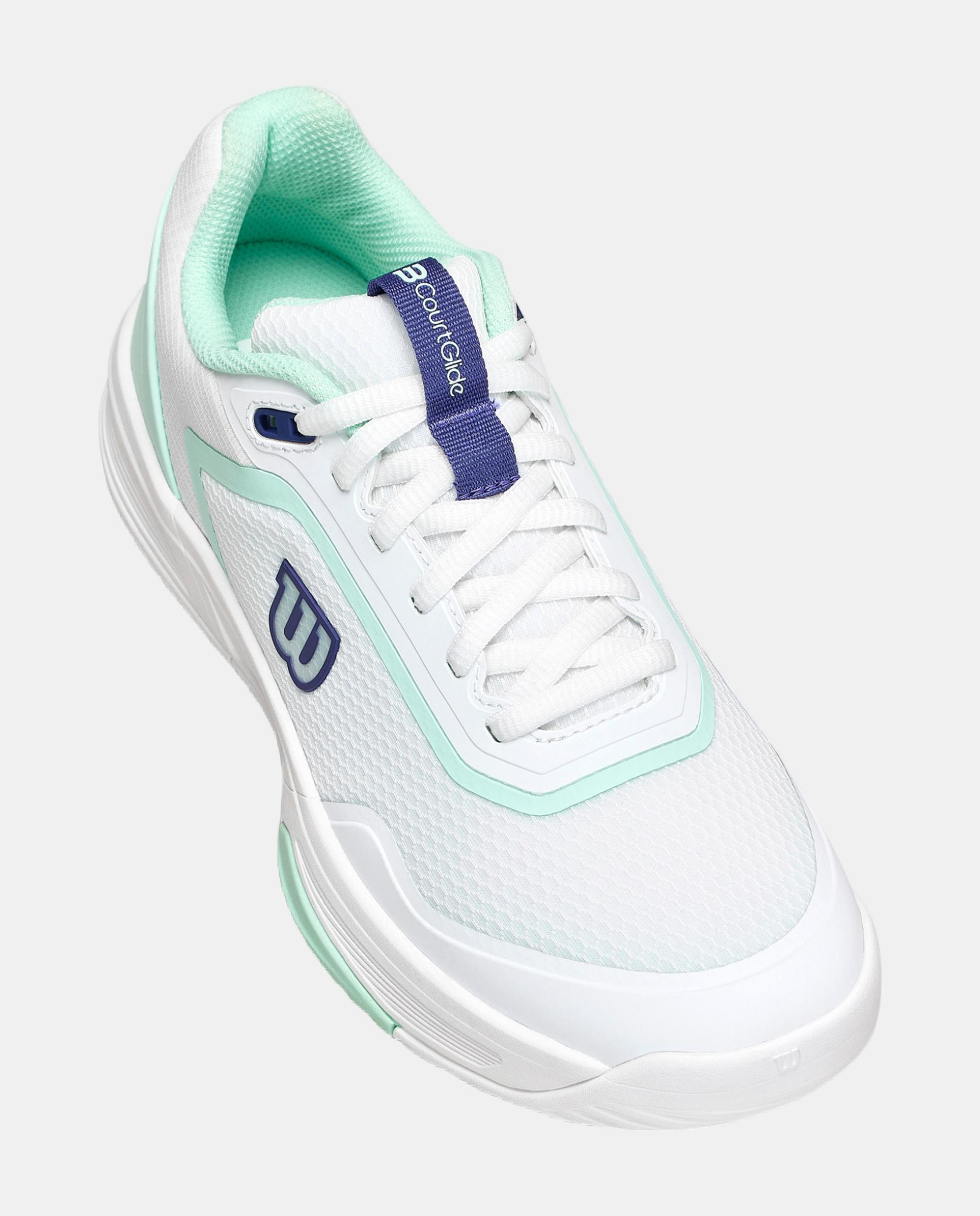 Zapatilla De Padel De Mujer Courtglide Wilson - Blanco Blanco-5