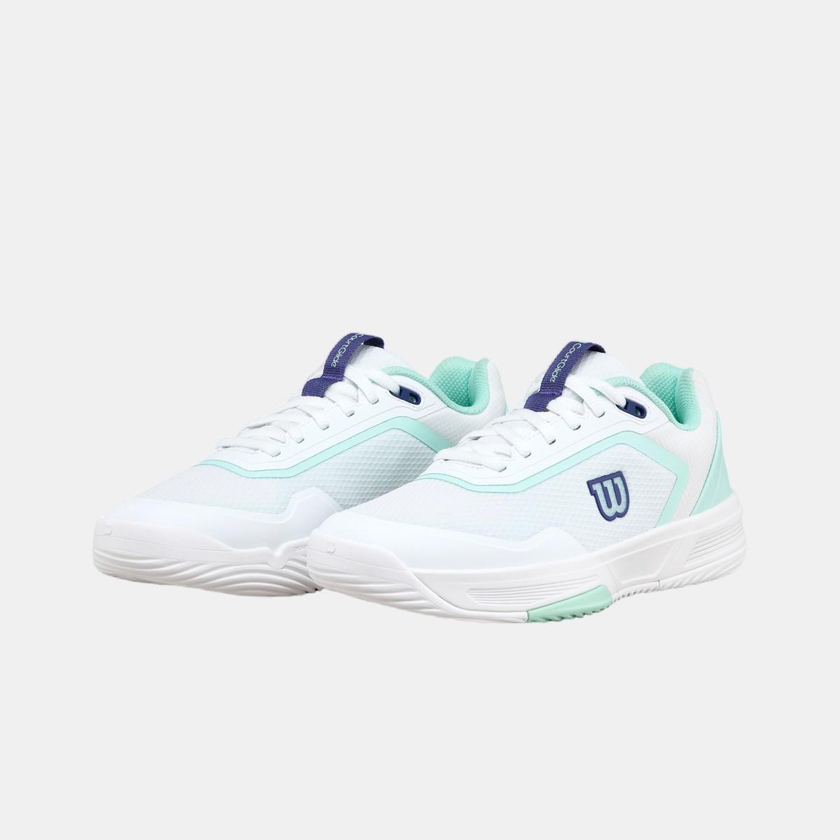 Zapatilla De Padel De Mujer Courtglide Wilson - Blanco Blanco-6