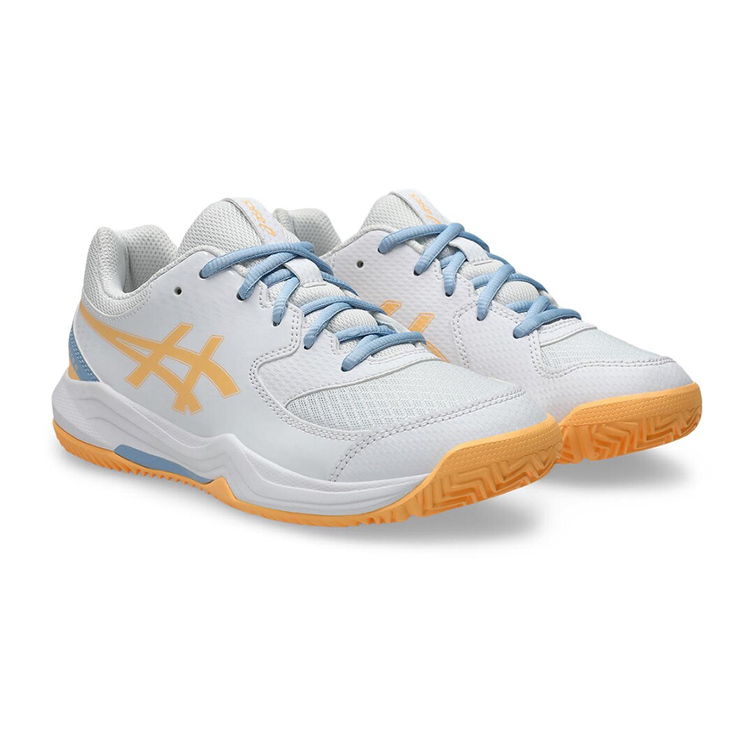 Sapatilhas Infantis de Padel Gel-Dedicate 8 Padel GS Branco / Laranja-2