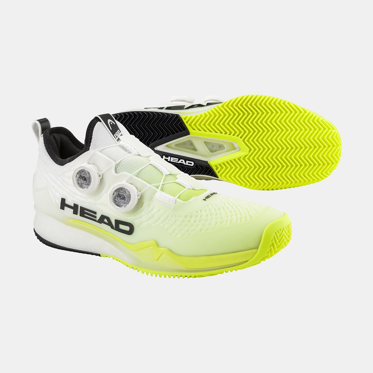 Sapatilhas de Ténis de Homem Endure Pro BOA Clay Men Branco/Amarelo-2