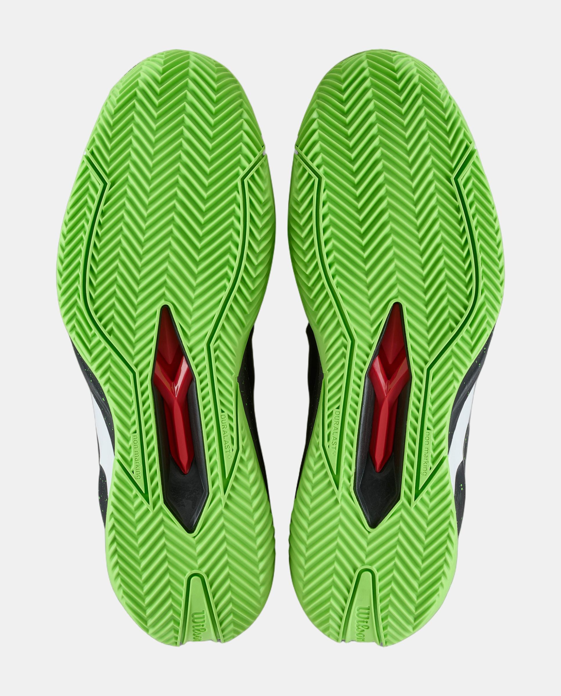 Sapatilhas de Tenis de Homem Rush Pro 4.5 Clay Tp Wilson Preto / Verde-6