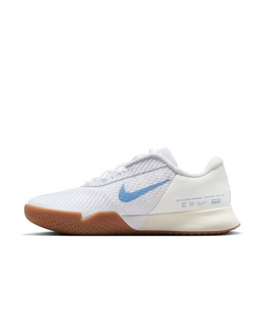 Sapatilhas de Ténis de Mulher Court Air Zoom Vapor Pro 2 Branco / Azul-4
