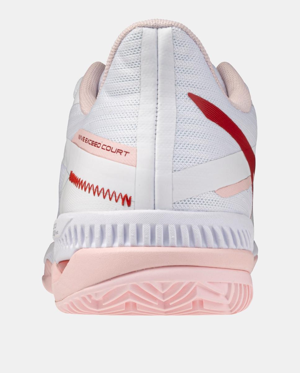 Sapatilhas de Ténis de Mulher Wave Exceed Court Cc Branco / Vermelho-2
